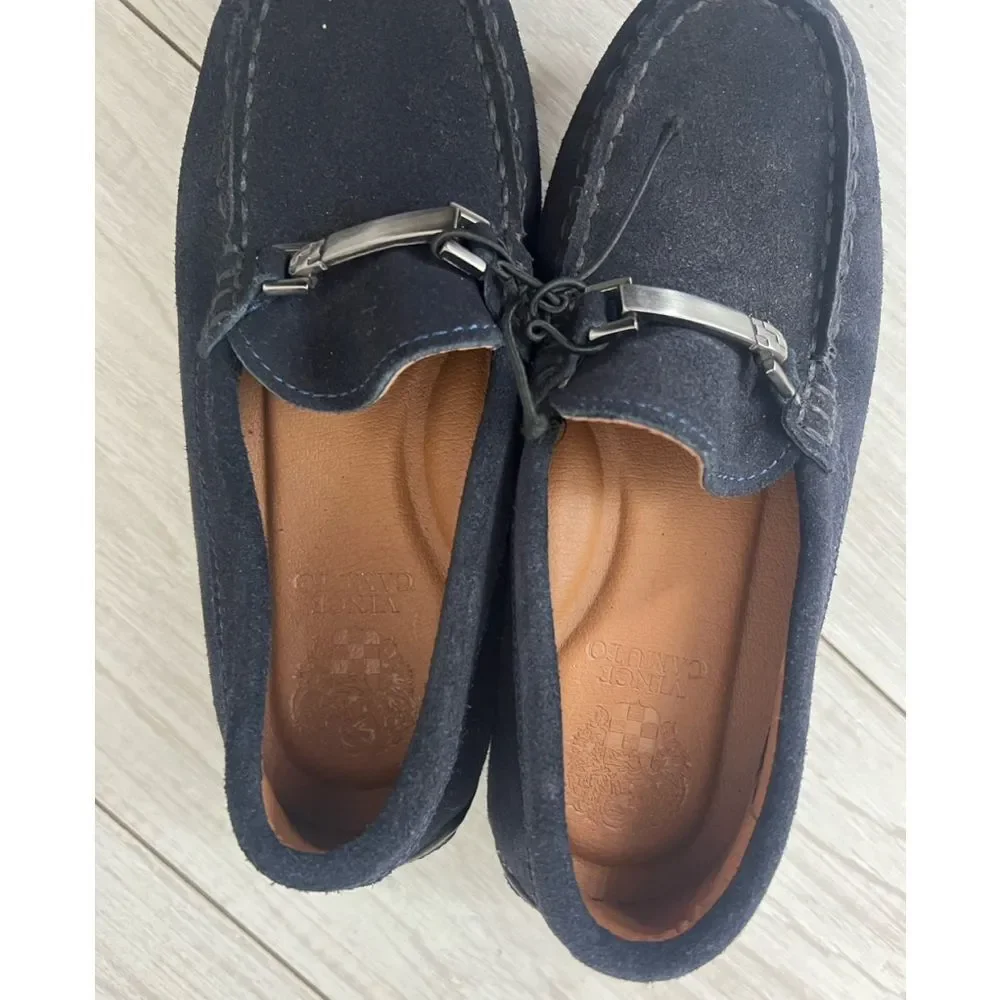Vince camuto boy suade & leather Loafers size 11.5